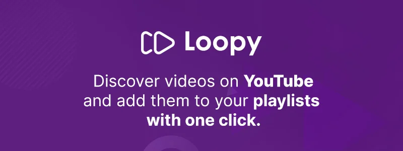 sterlo - Start creating video playlists of your choice using Loopy